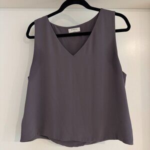 Aritzia Babaton Murphy Blouse Dark Lilac Large